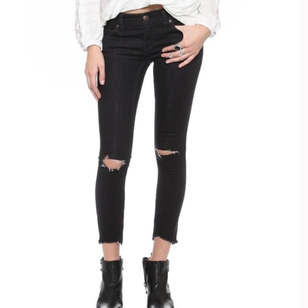 Free People Distressed Skinny